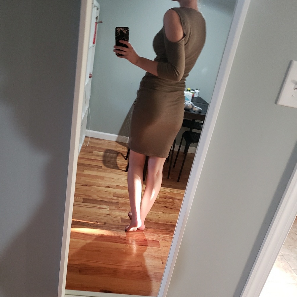 Mistress Rocks Ribbed Midi dress - Picture 2 of 4